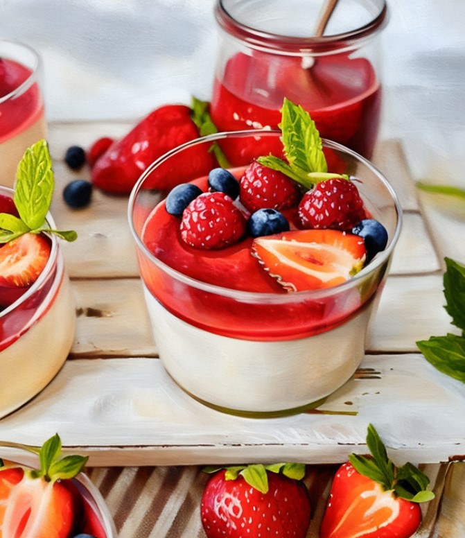 panna cotta hoa qua
