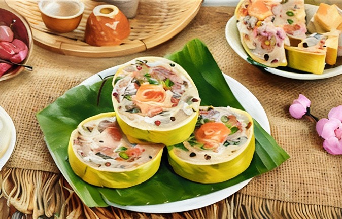 Chả hoa ngũ sắc kinh doanh