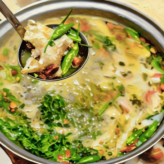 lau ga chanh ot