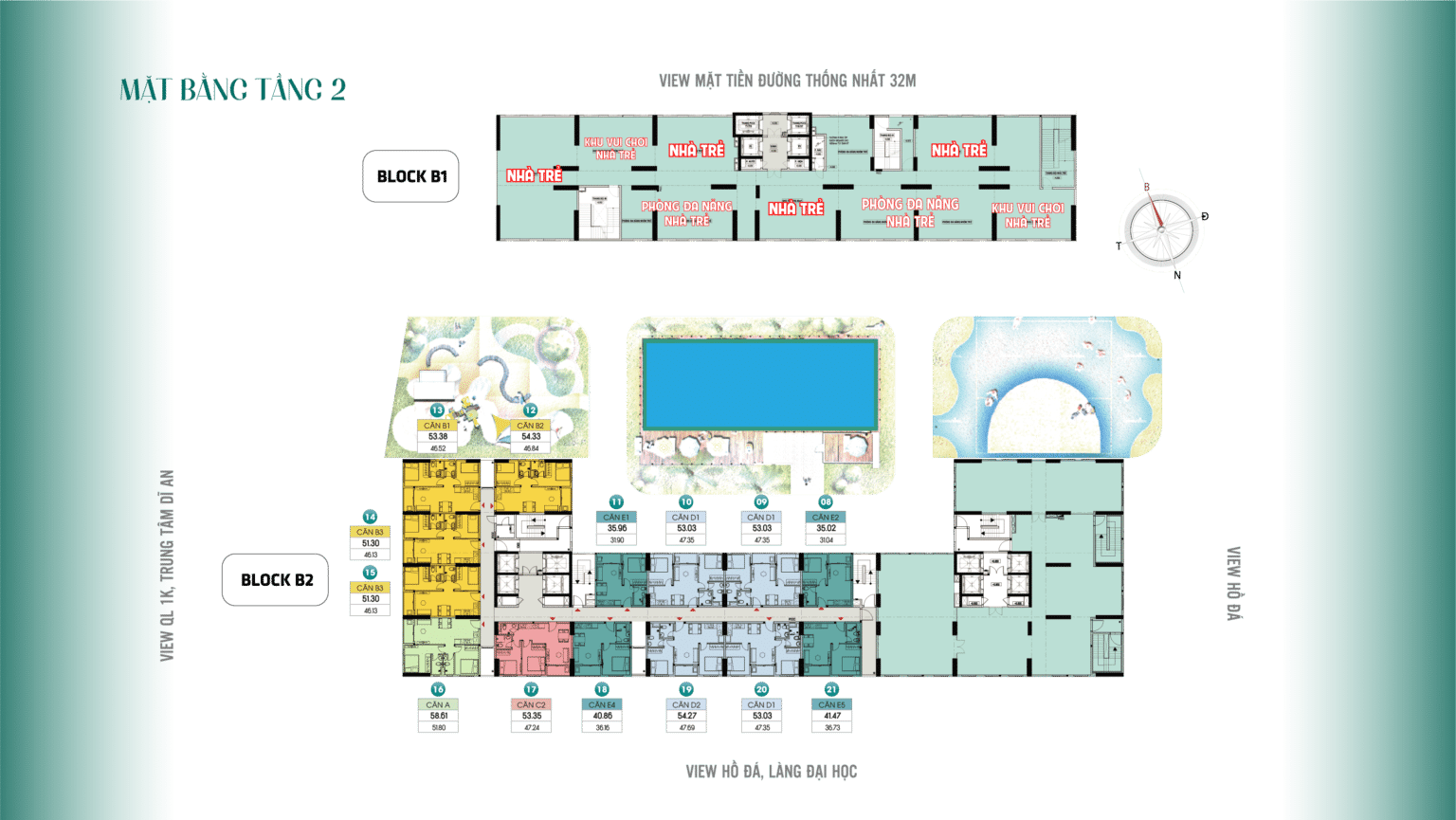 mat bang tang 2 thap green emerald bcons city