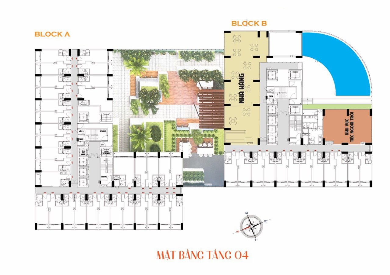 mat bang tang 4 thap trung tam bcons city