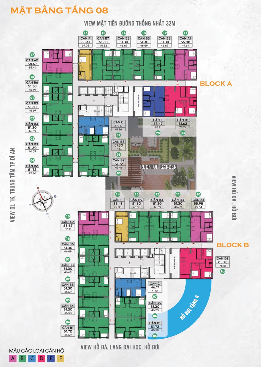 mat bang tang 8 thap trung tam bcons city