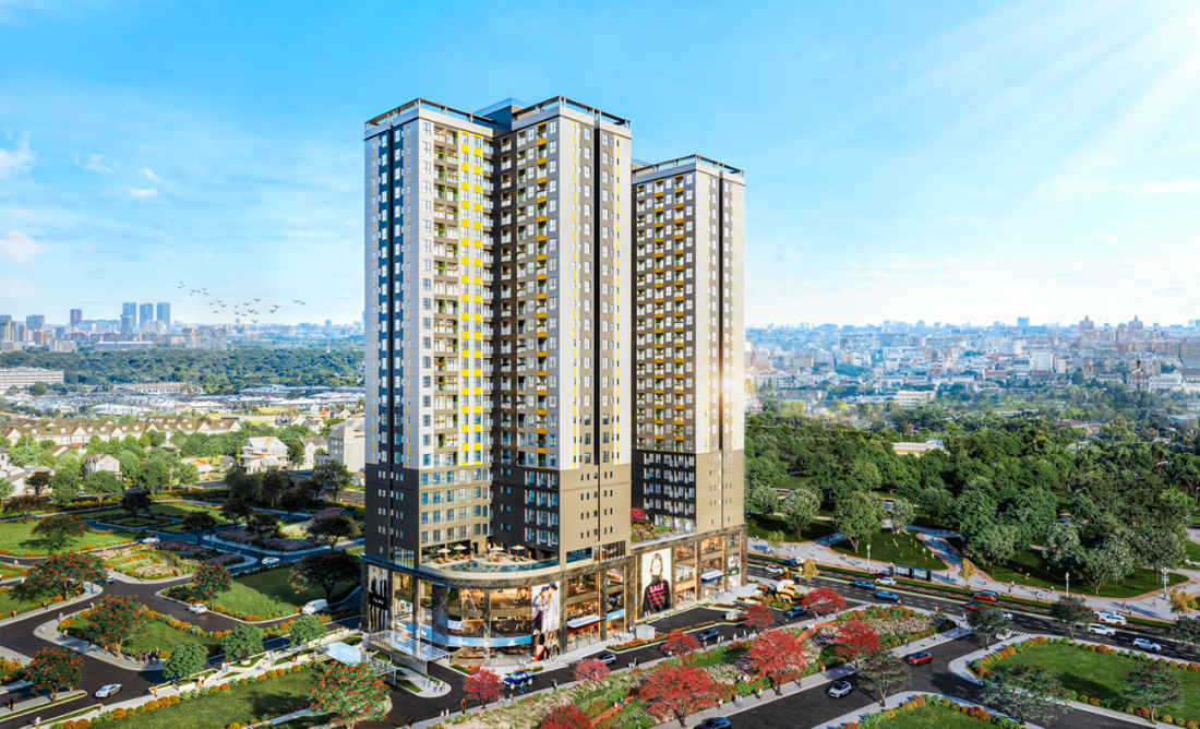 Bcons City – Tháp trung tâm Bcons City