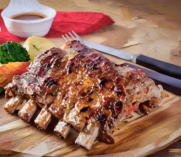 suon nuong muoi ot