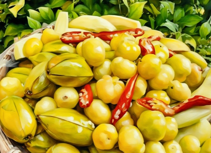 Trái cây ngâm chua ngọt