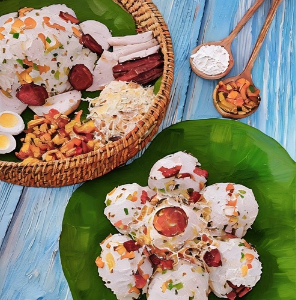 xoi tom kho
