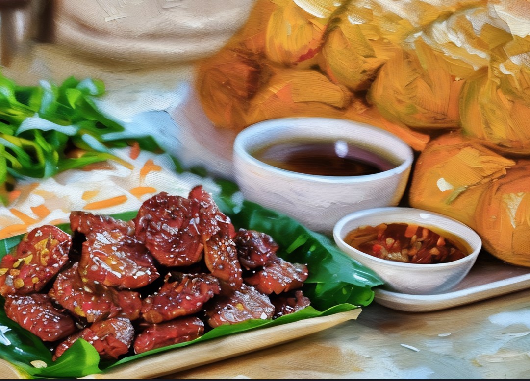 Bánh mì bò nướng