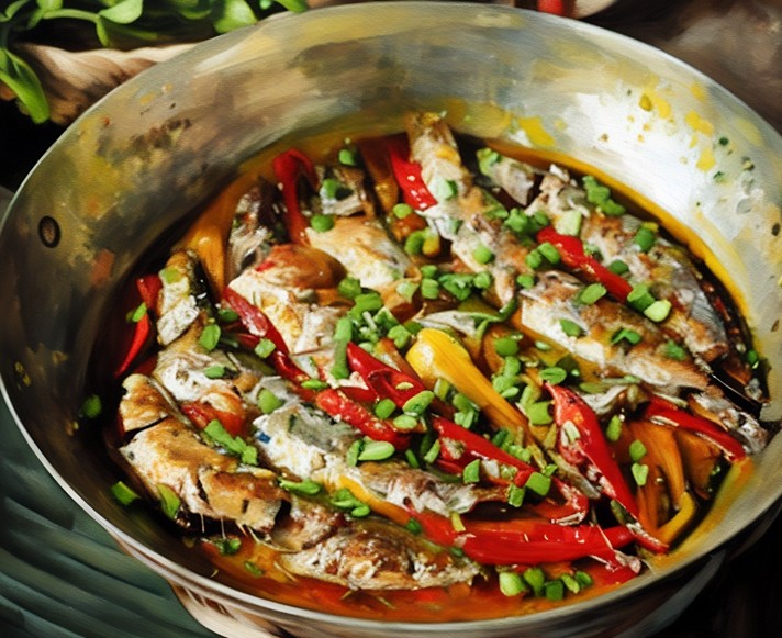 Cá nục kho xì dầu