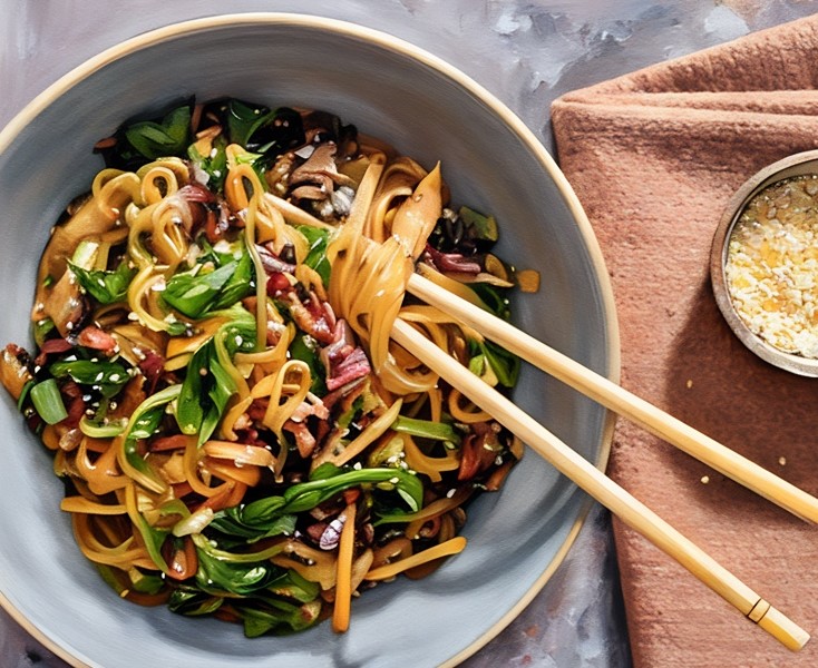 Miến xào Hàn Quốc Japchae