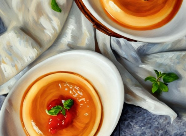 Pudding phô mai