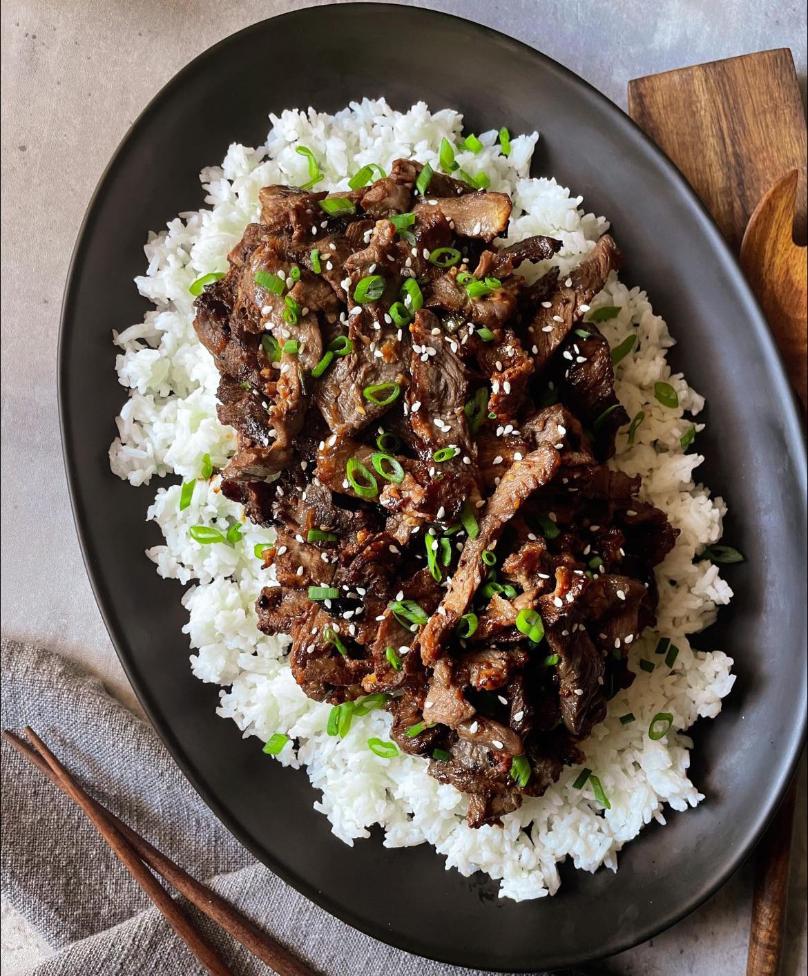 thit bo nuong han beef bulgogi