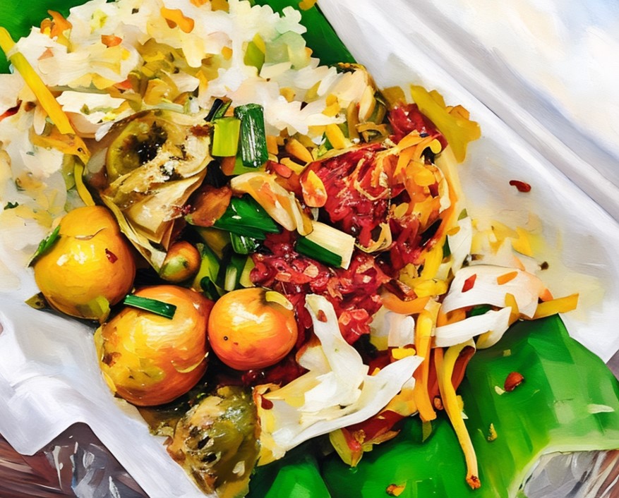xoi trung ga non