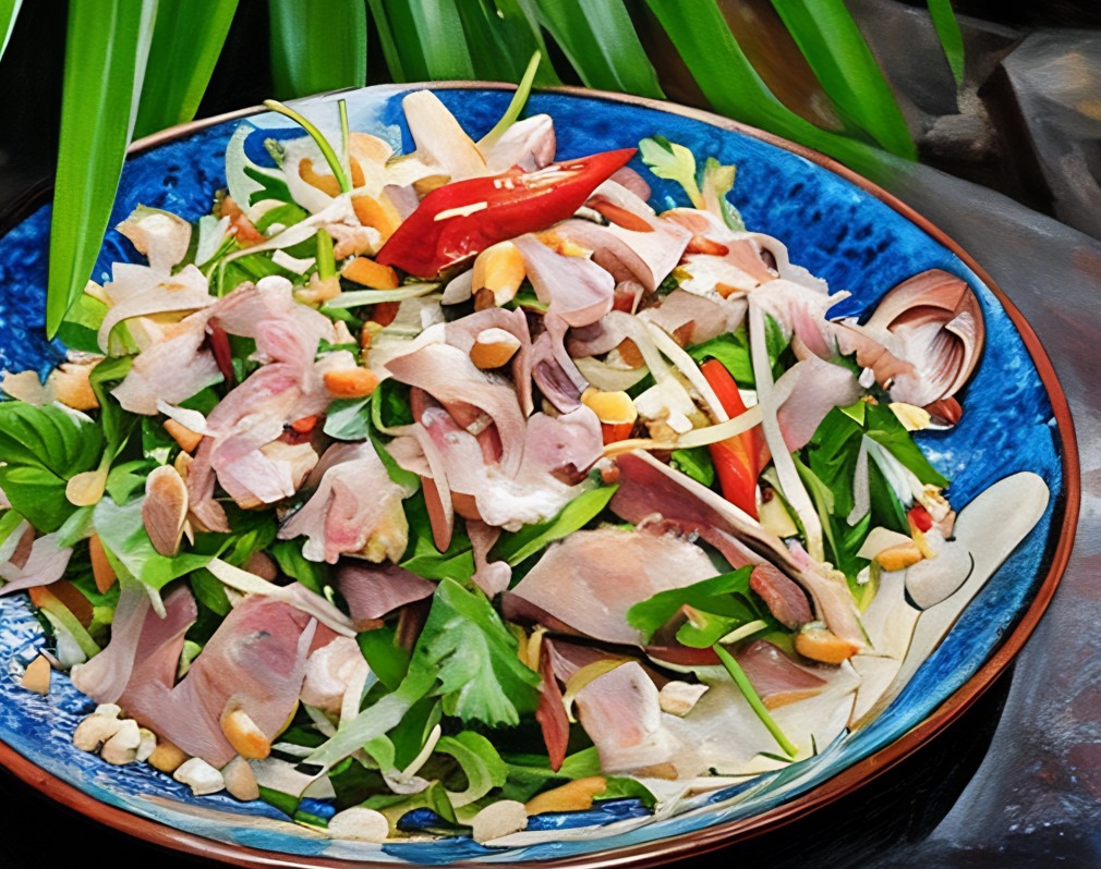 luoi heo bop chua