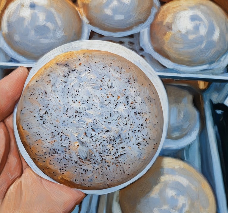 banh bao gao lut